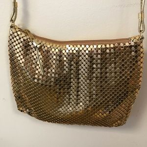 Vintage Sequined gold evening bag